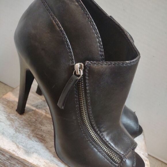 Vintage Nine West Leather Heels Size 10 4.5" - Picture 2 of 8